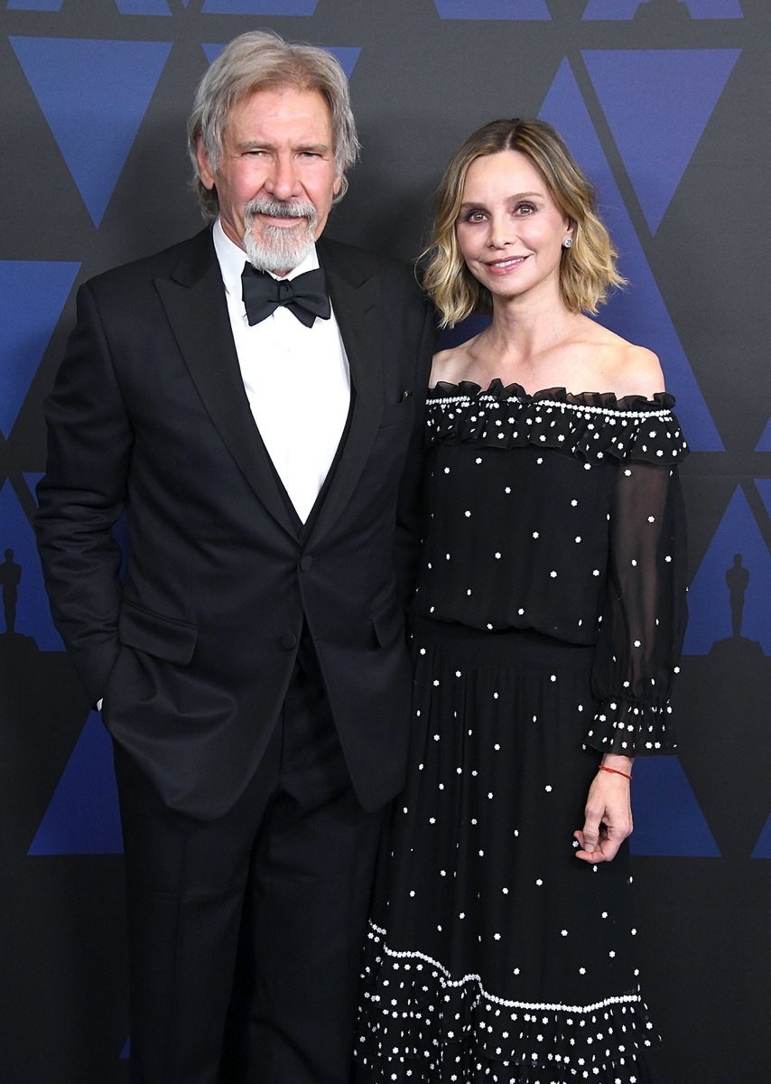 Harrison Ford and Calista Flockhart in 2018