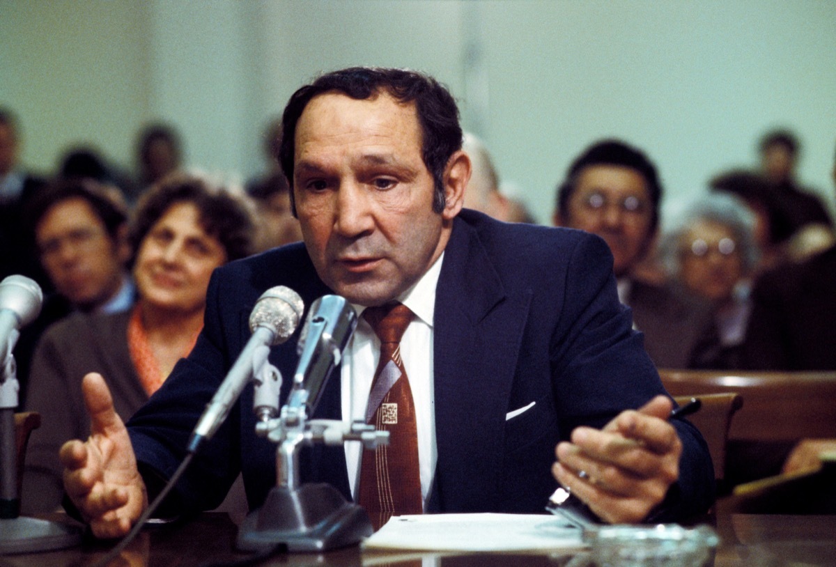 willie pep at the federal boxing hearing in 1979