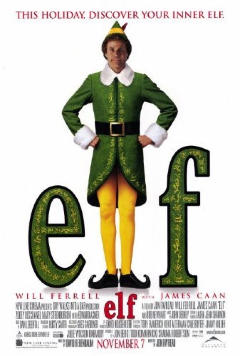 elf movie poster, movies directed by actors
