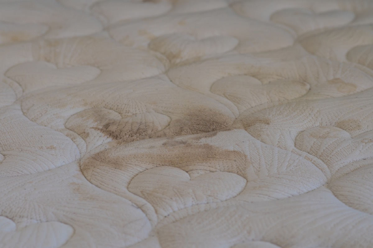 mattress with stains, signs you need a new mattress