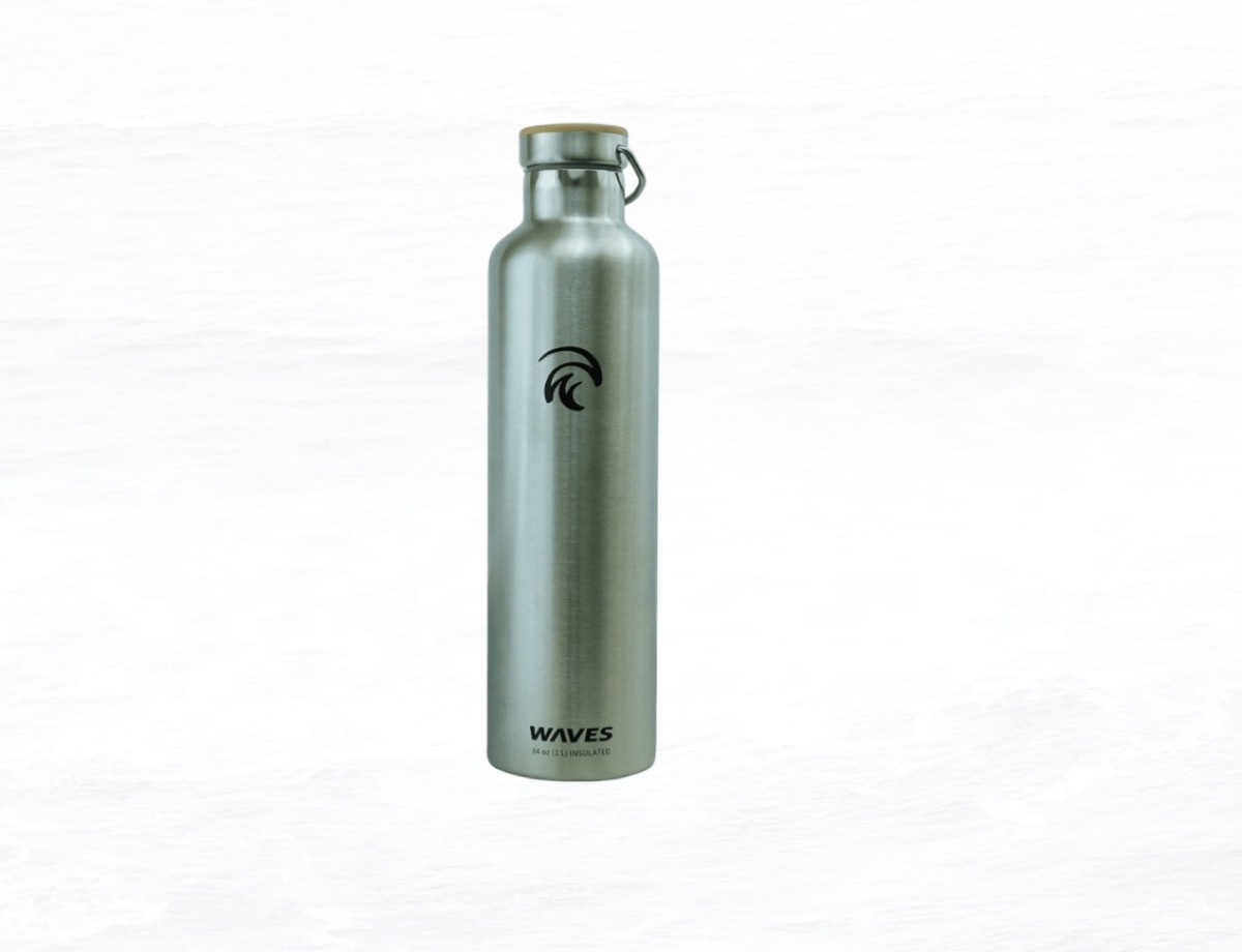tall silver water bottle, summer buys under $100