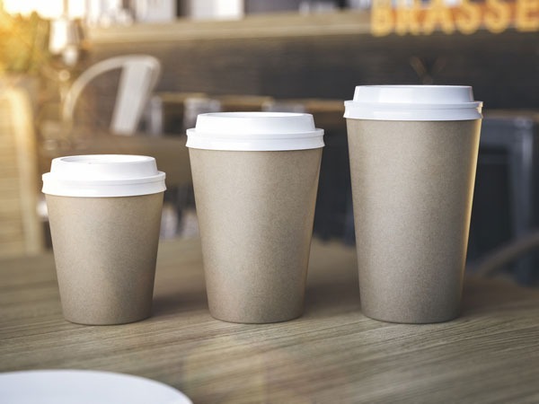 Assorted coffee cup sizes- pho