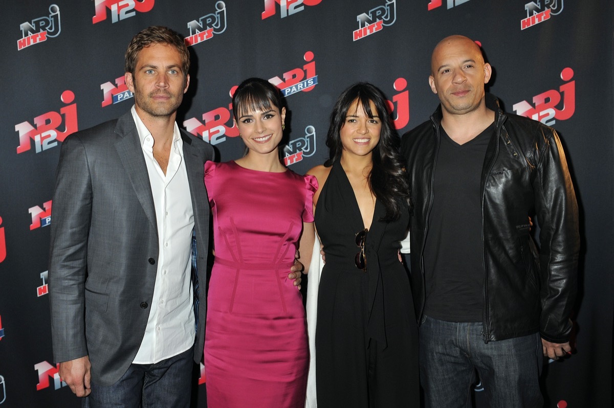 Paul Walker, Jordana Brewster, Michelle Rodriguez, and Vin Diesel in 2008