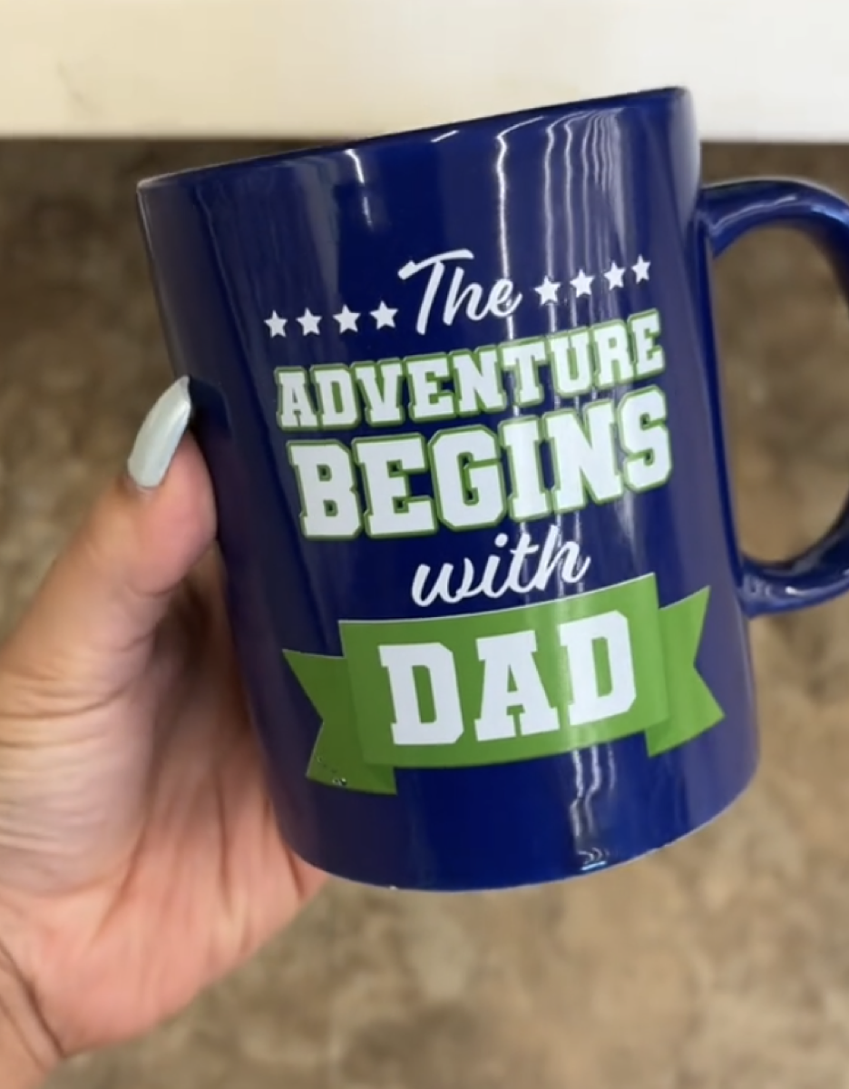 dollar tree father's day mug