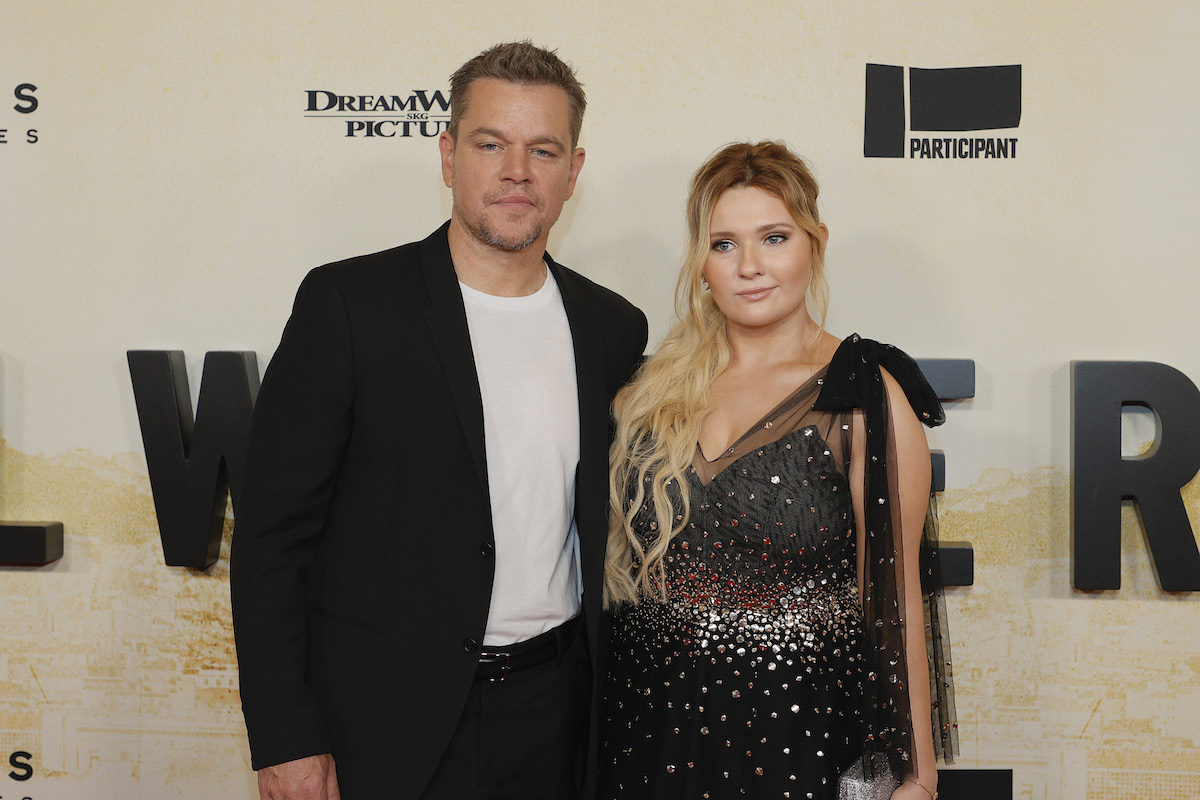 Matt Damon and Abigail Breslin at the New York premiere of 