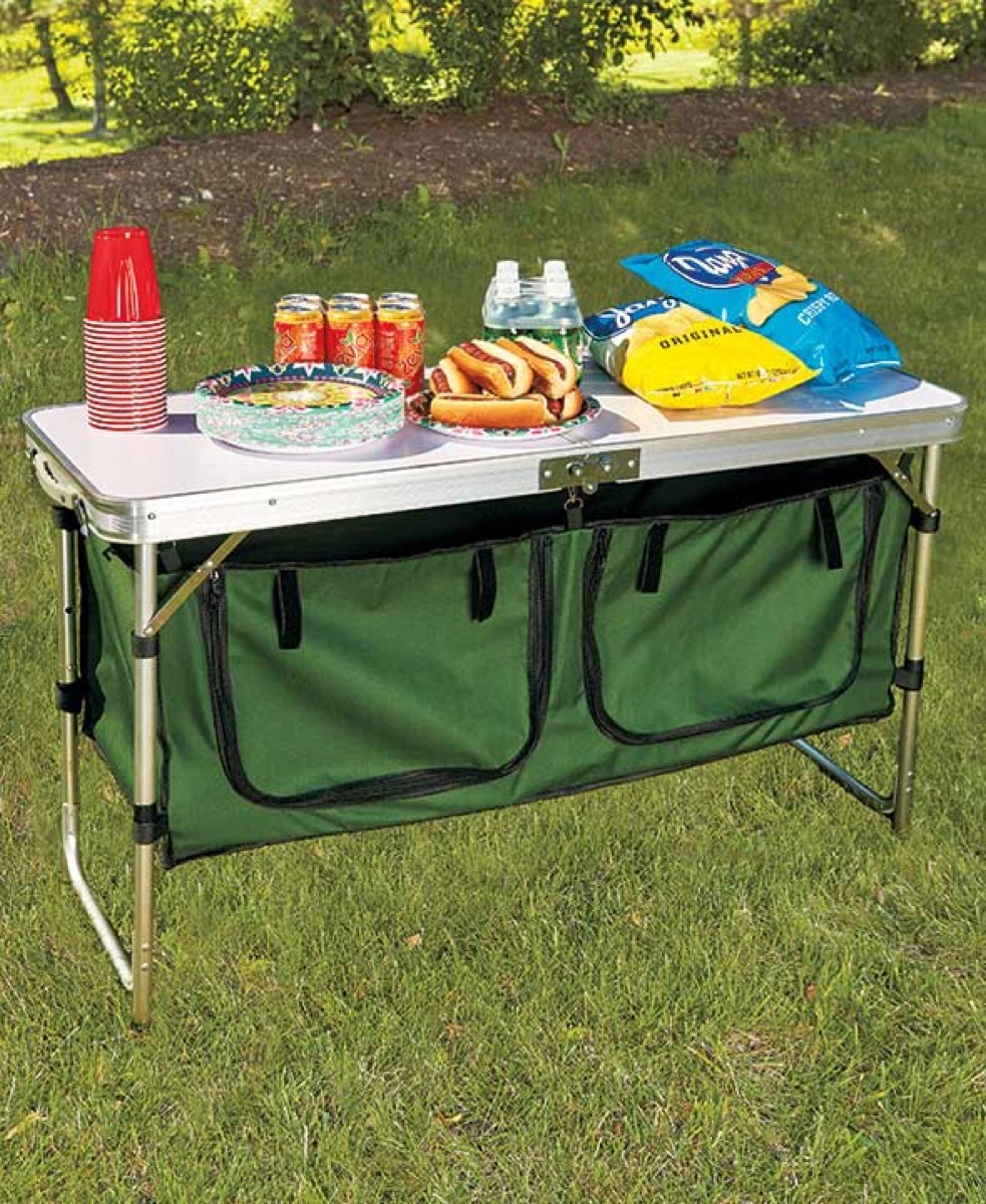 portable camping table from the lakeside collection