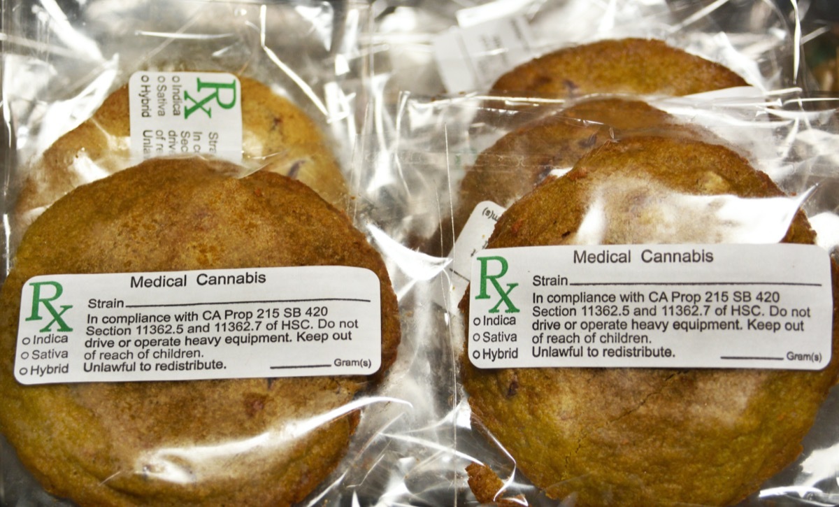 Edible medical marijuana cookies.