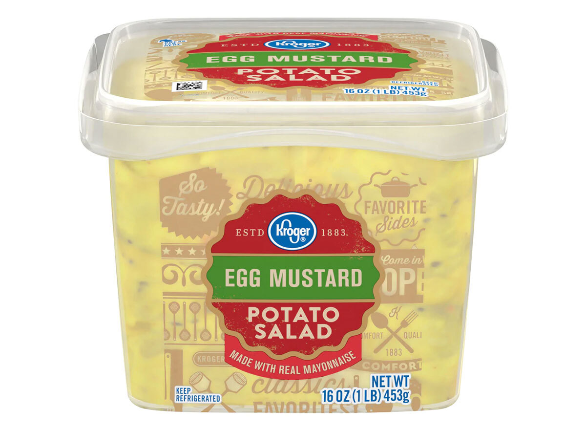 kroger egg mustard potato salad tub