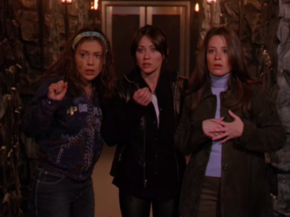 Alyssa Milano, Shannen Doherty, and Holly Marie Combs in Charmed