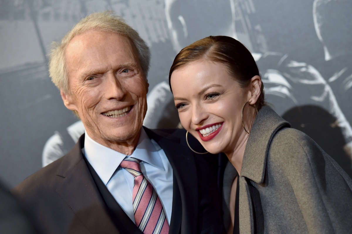 Francesca Eastwood and Clint Eastwood in 2018