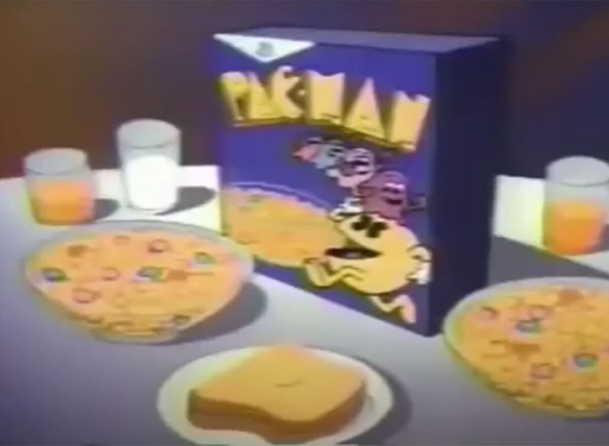 pac man cereal from commercial