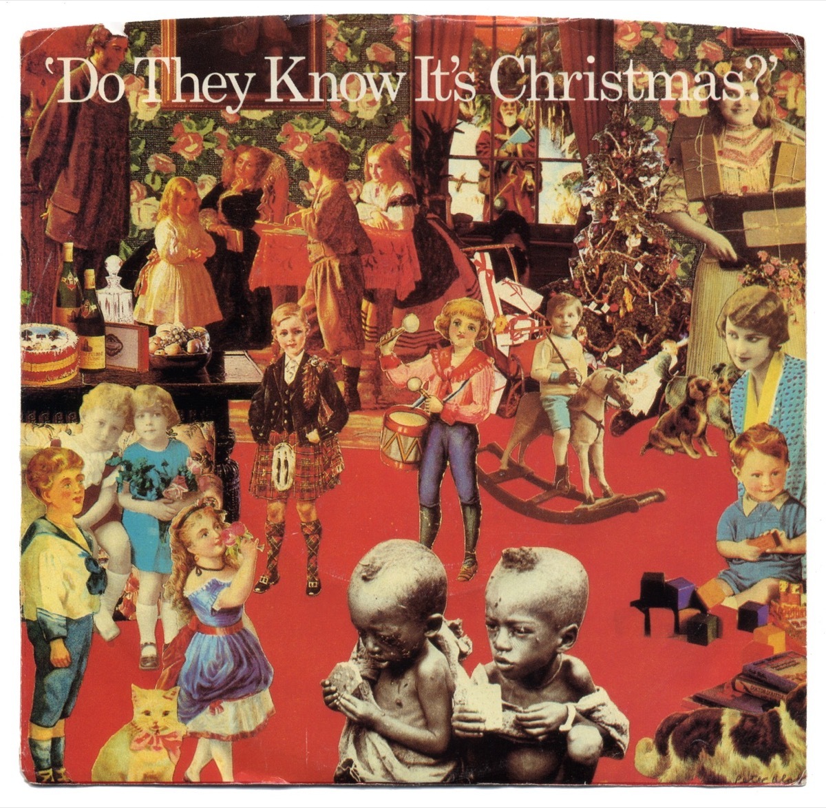 do they know it's christmas cover art, 1980s nostalgia