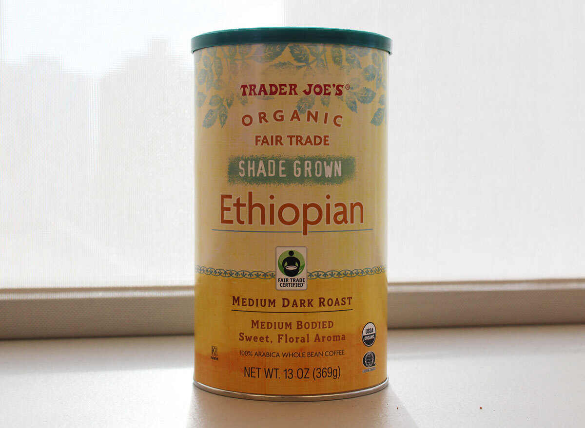 trader joes ethiopian medium dark roast coffee