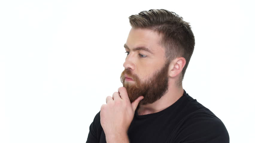 Image result for beard man thinking