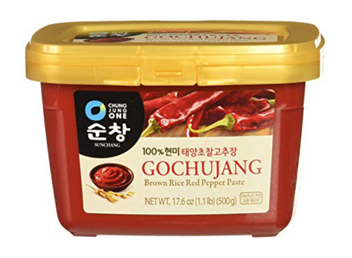 chung jung one sunchang hot pepper paste gold gochujang tub