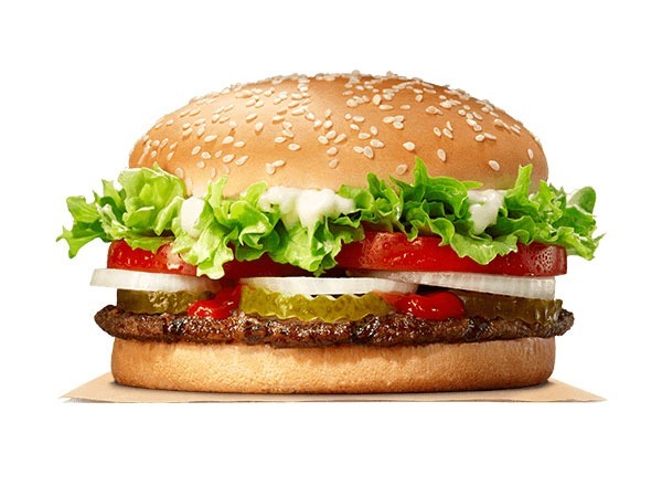 Fast food burgers ranked Whopper