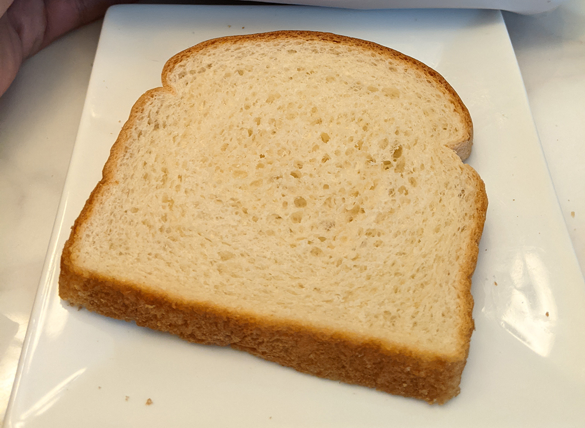 slice of sara lee white bread