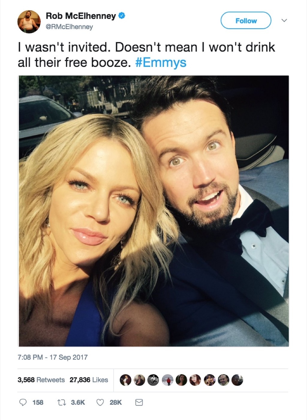 Rob McElhenney funniest celebrity marriage tweets