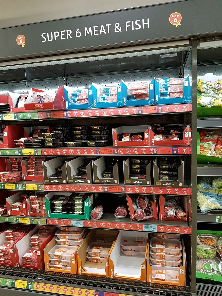 Meat section at Aldi shopping secrets