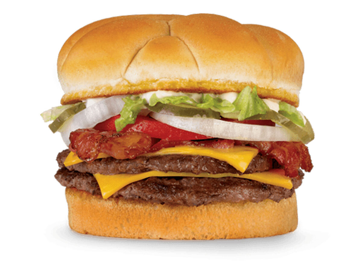 a&w bacon double cheeseburger