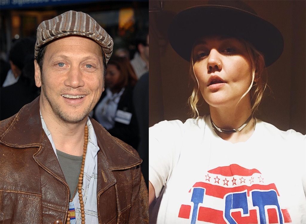 Singer Elle King and father Rob Schneider