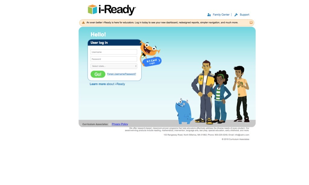iready website most popular web search in every state