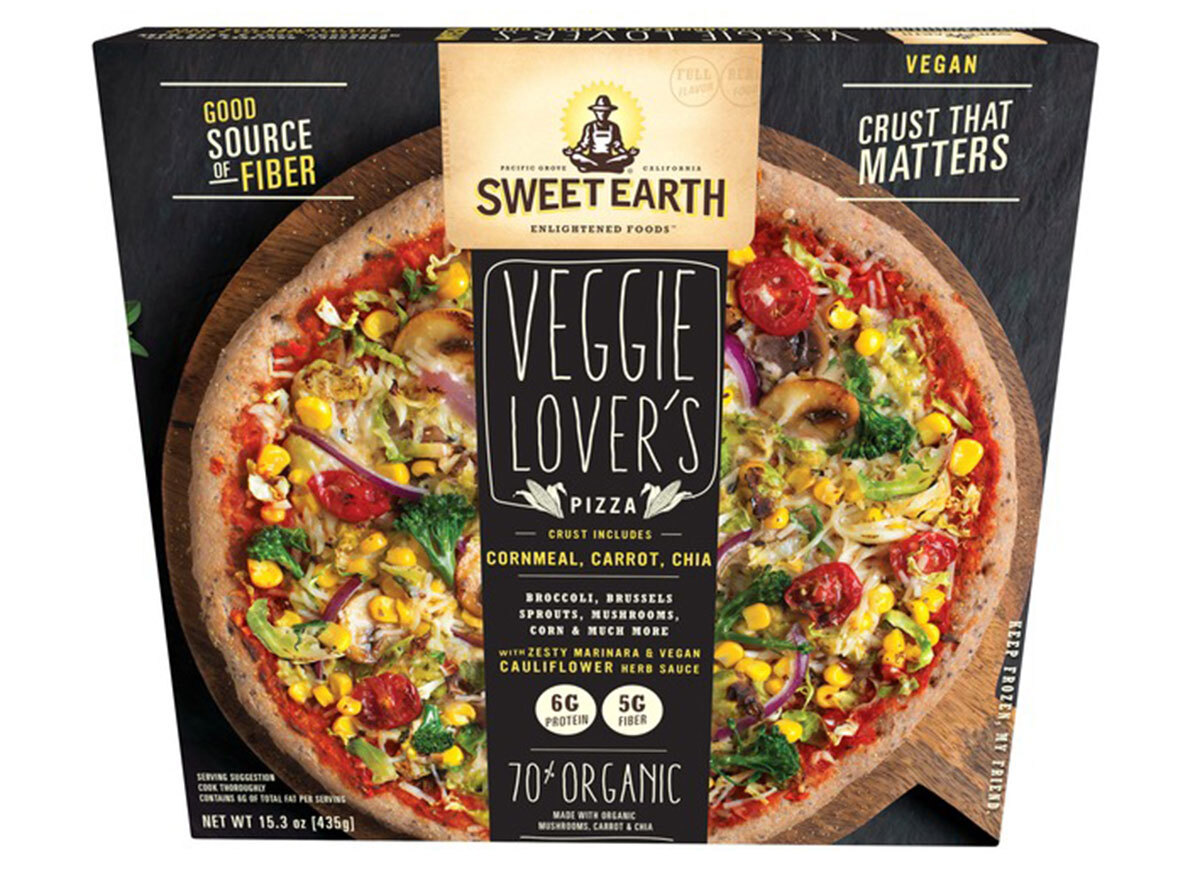 sweet earth veggie lovers frozen pizza
