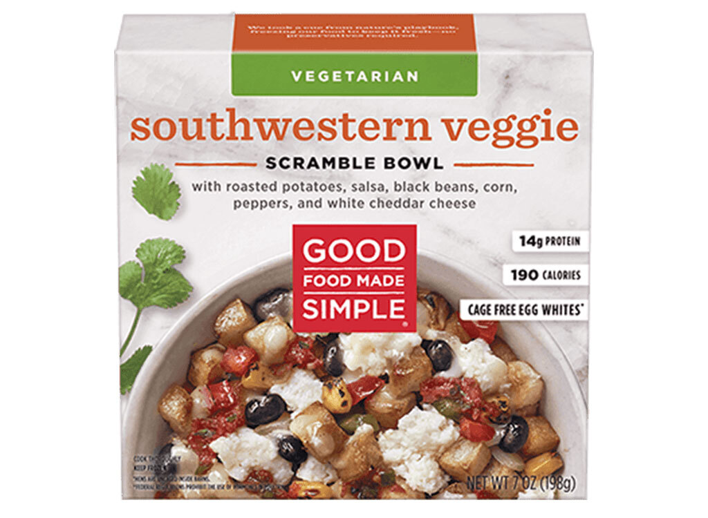 Good food made simple southwestern veggie scramble