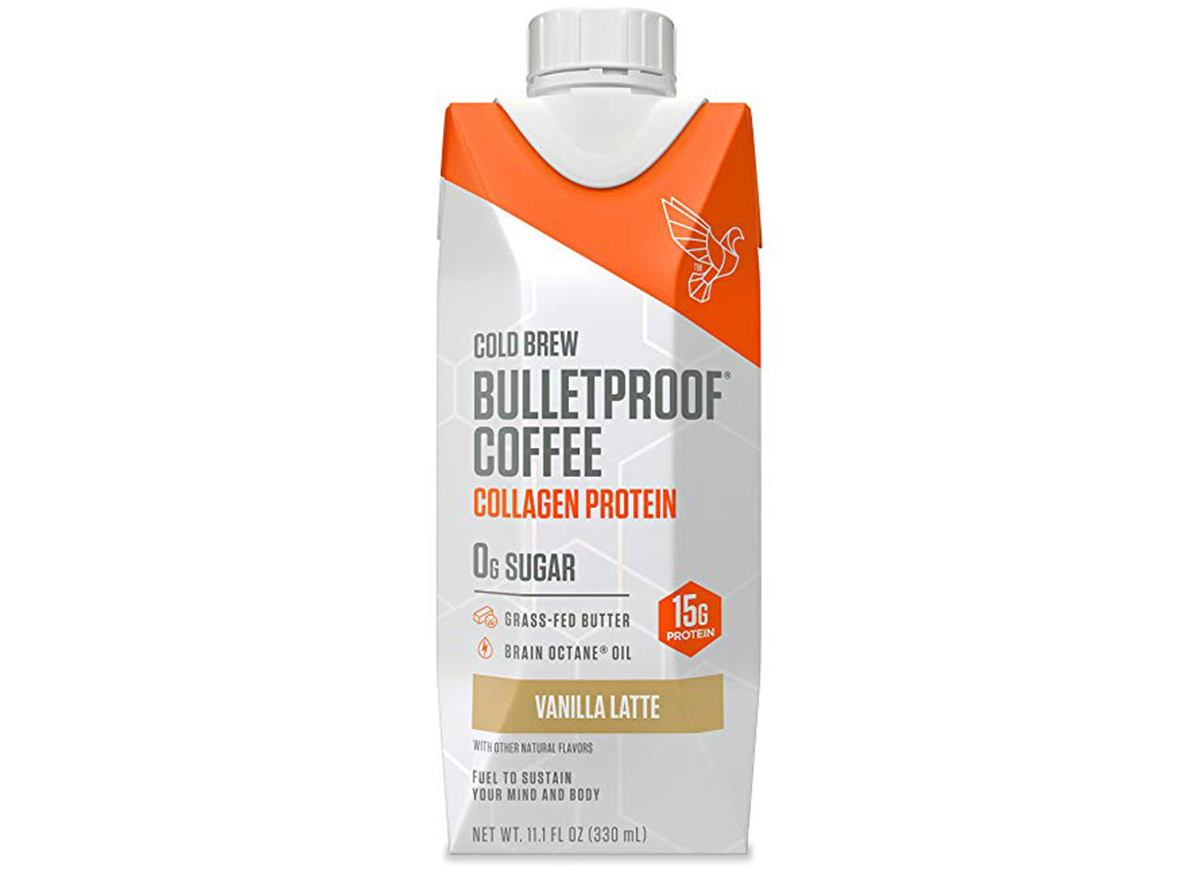 bulletproof vanilla cold brew with collagen protein