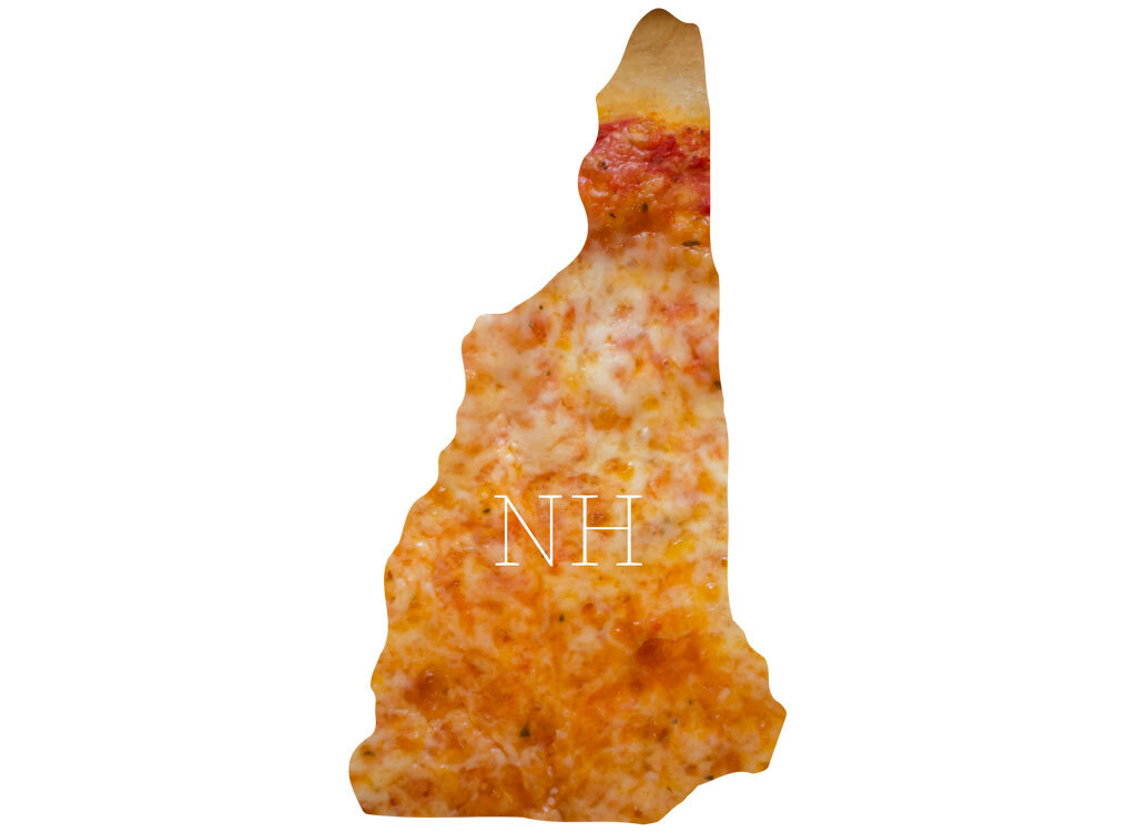 New Hampshire cheese pizza