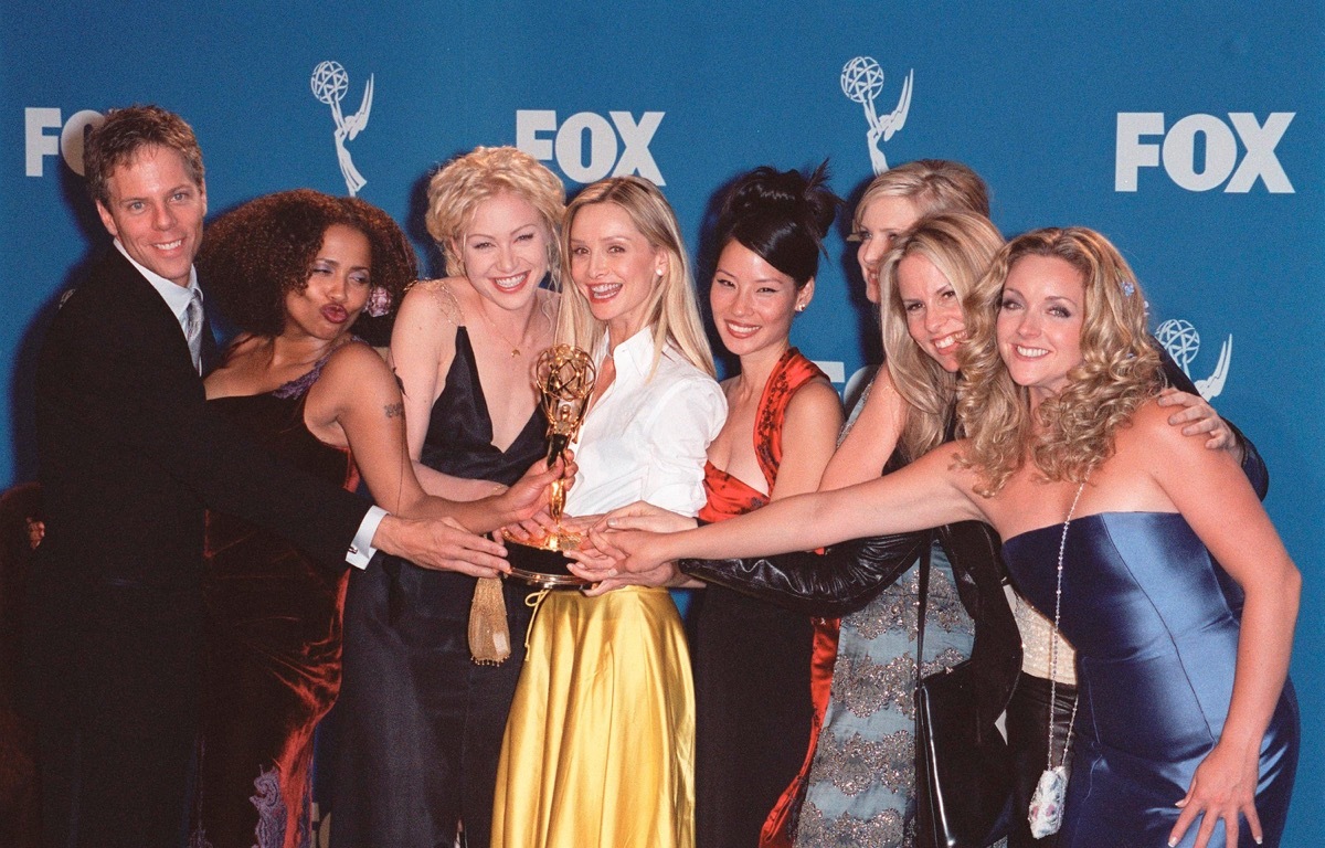 ally mcbeal cast at the 1999 emmy awards