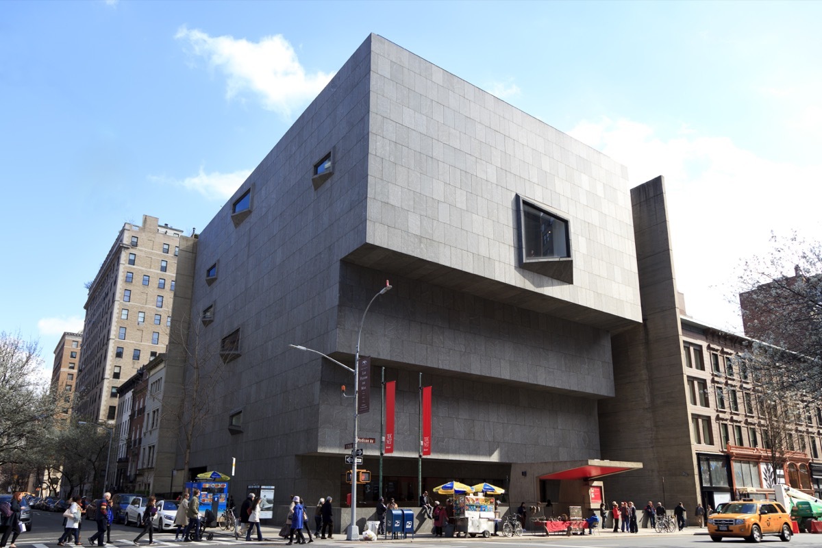 Exterior of the old Whitney Museum building