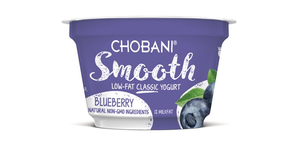 chobani smooth blueberry cup