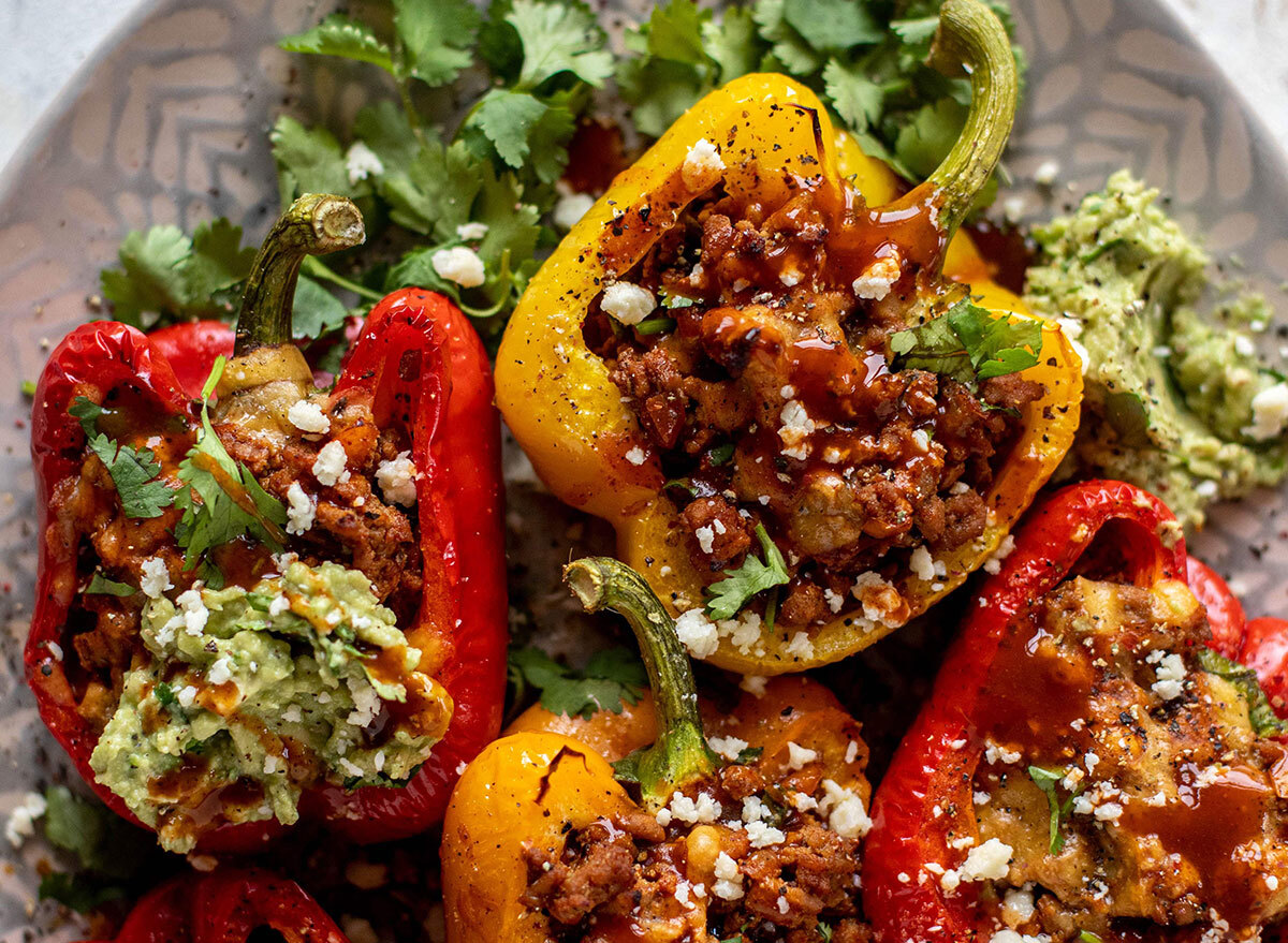 turkey taco stuffed peppers