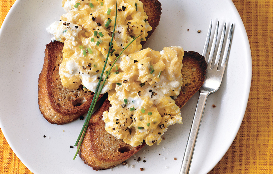 6. Scrambled Eggs with Chives