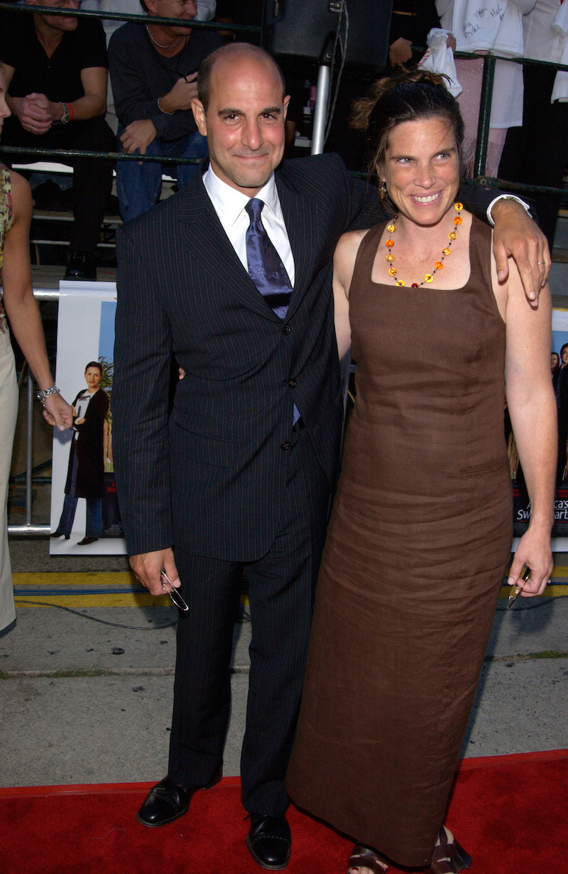 Stanley Tucci and Kathryn Spath at the premiere of 