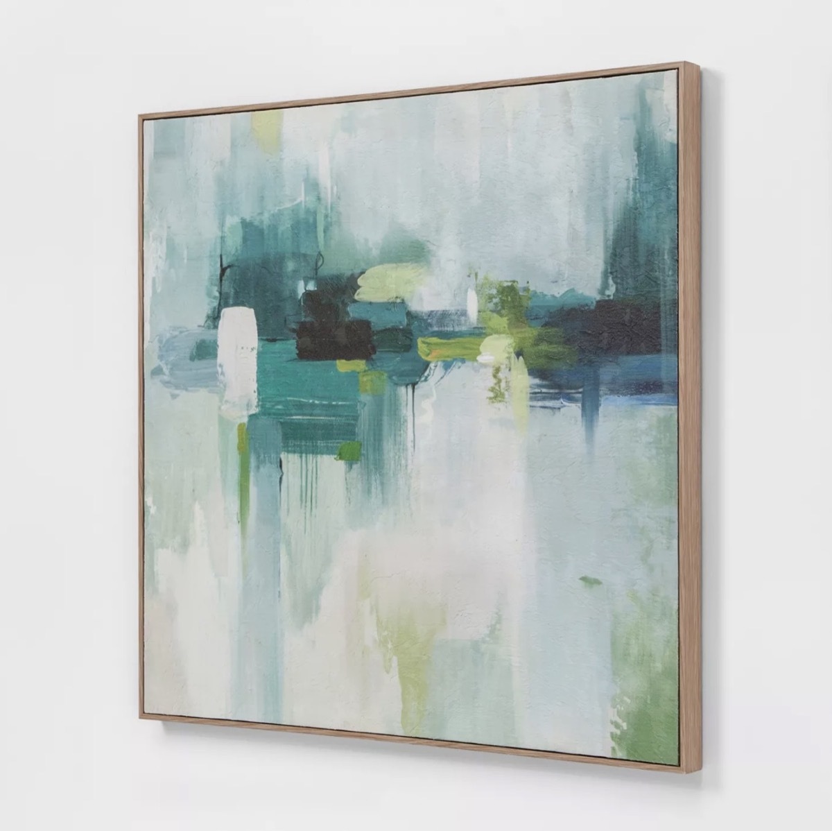green and white abstract painting, target home decor items
