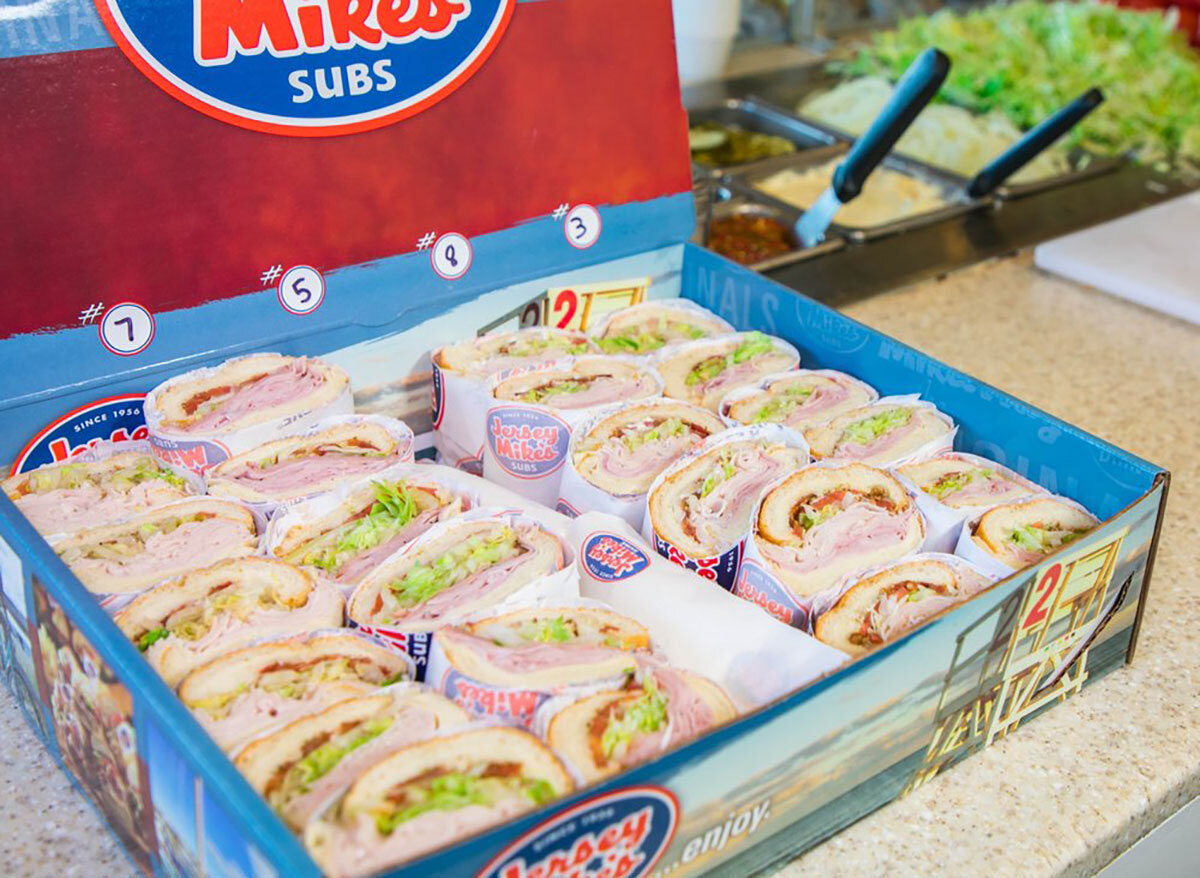 box of jersey mikes subs