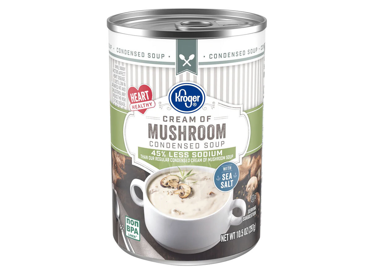 can of kroger cream of mushroom soup