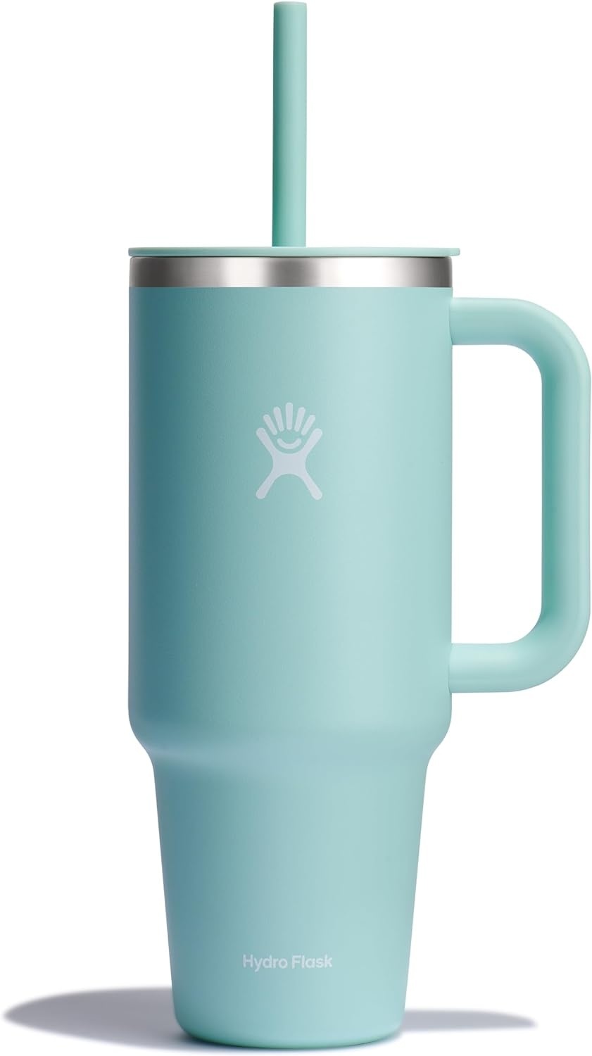 A Hydro Flask travel tumbler