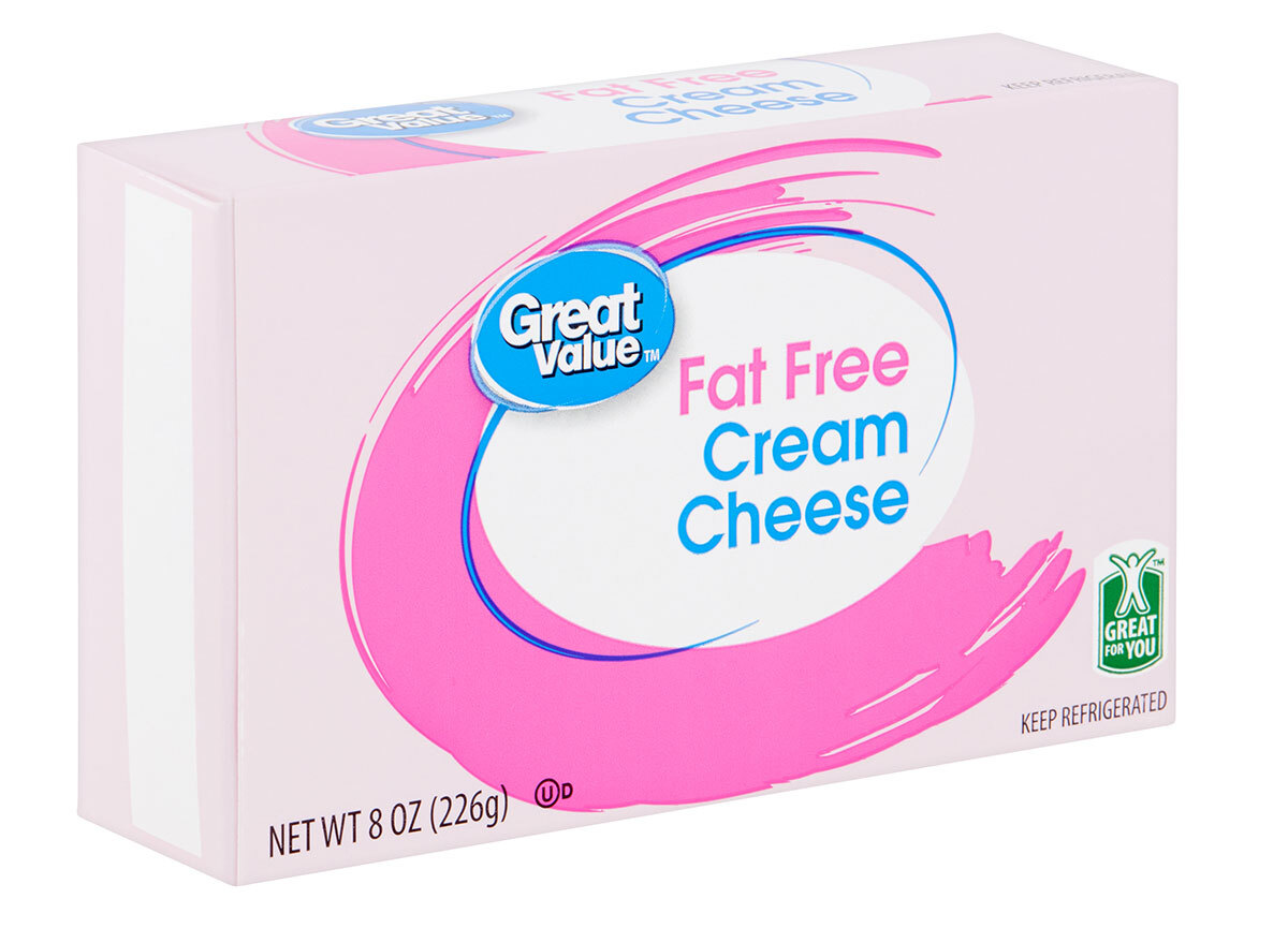 great value fat free cream cheese