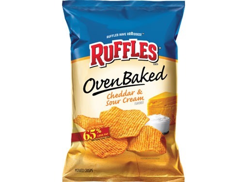 ruffles oven baked cheddar and sour cream