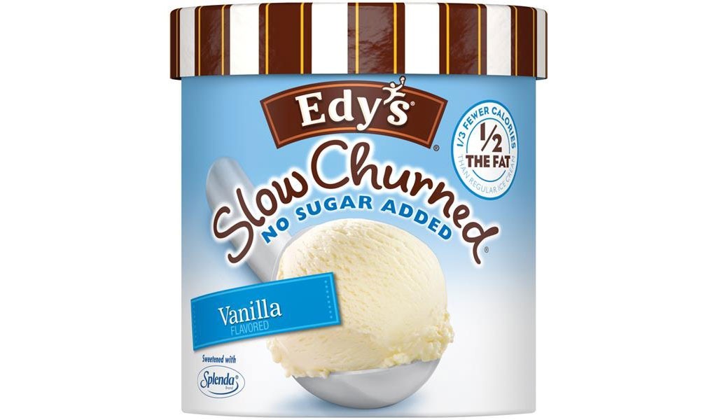 edy's slow churned no sugar added vanilla