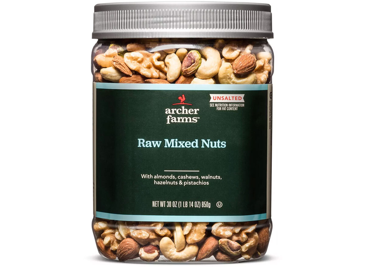 archer farms raw mixed nuts
