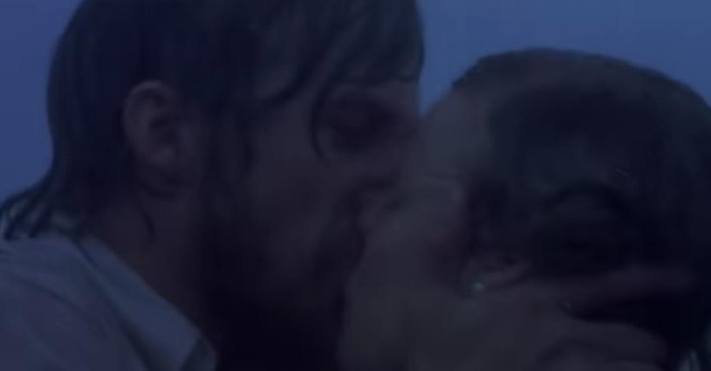 kissing in the rain movie cliches