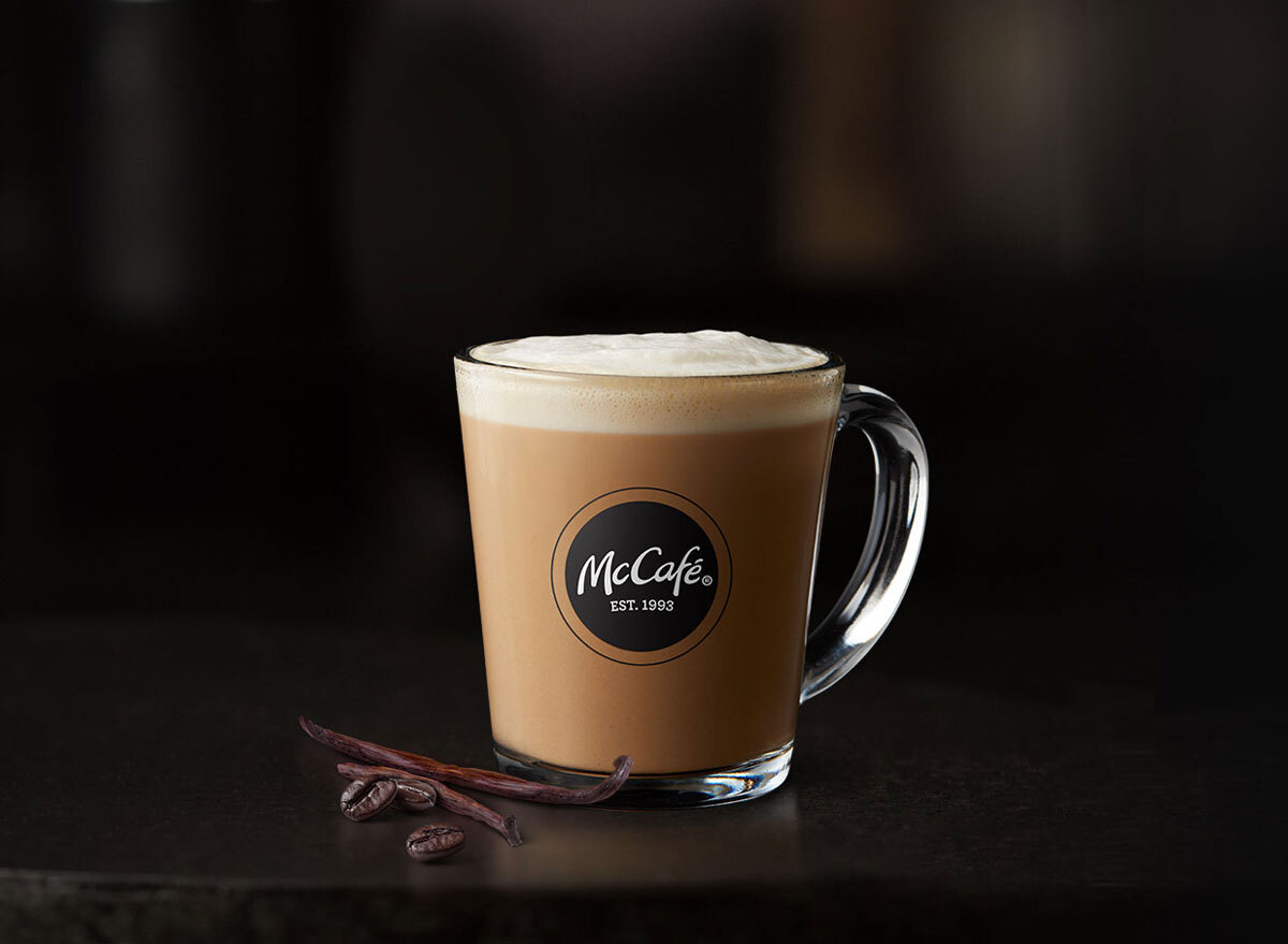 Mcdonalds mccafe vanilla latte