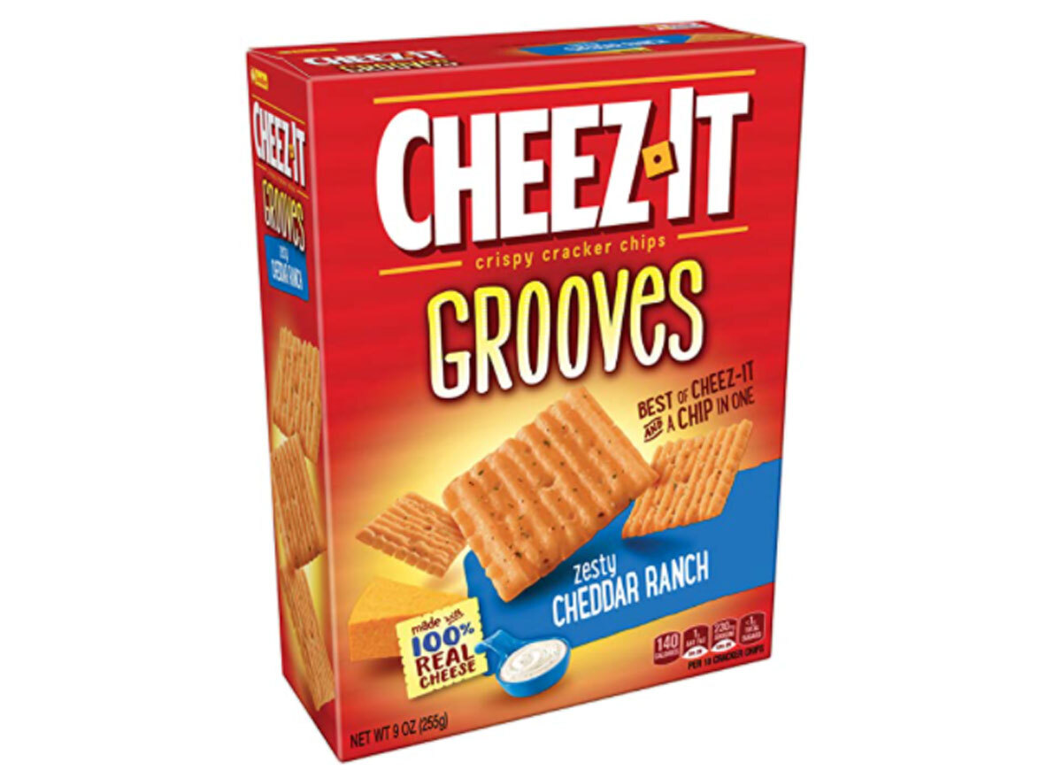 cheez it grooves zesty cheddar ranch box
