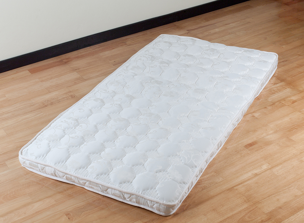 Floor mattress, bed without frame, 40s, what to give up in your 40s