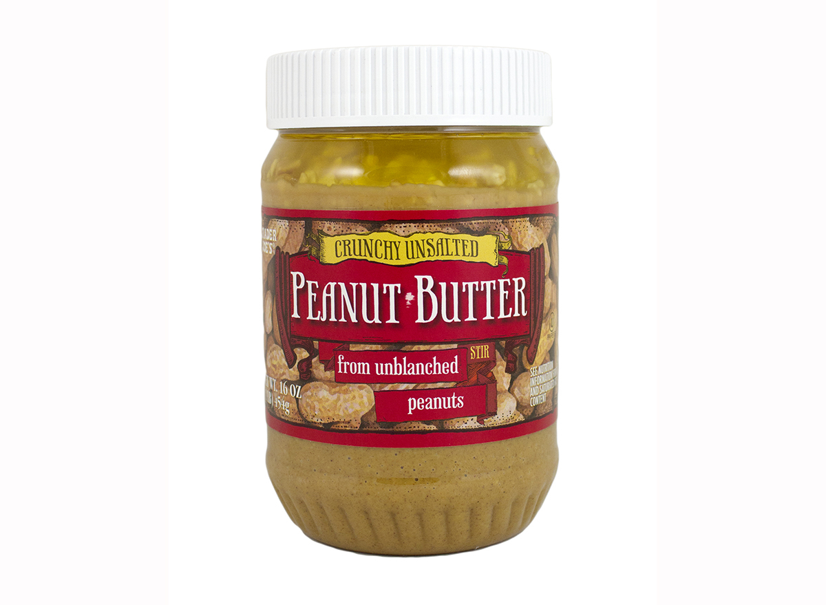 crunchy unsalted peanut butter from trader joe's