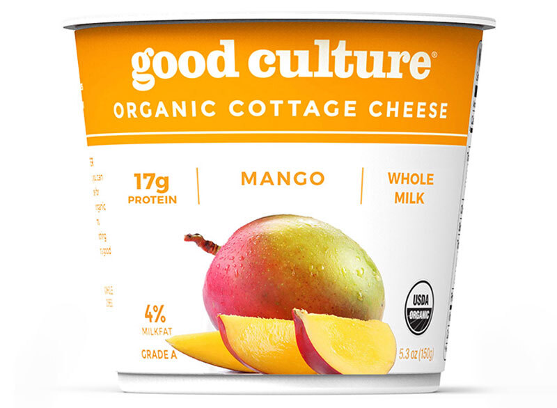 Good culture organic cottage cheese mango